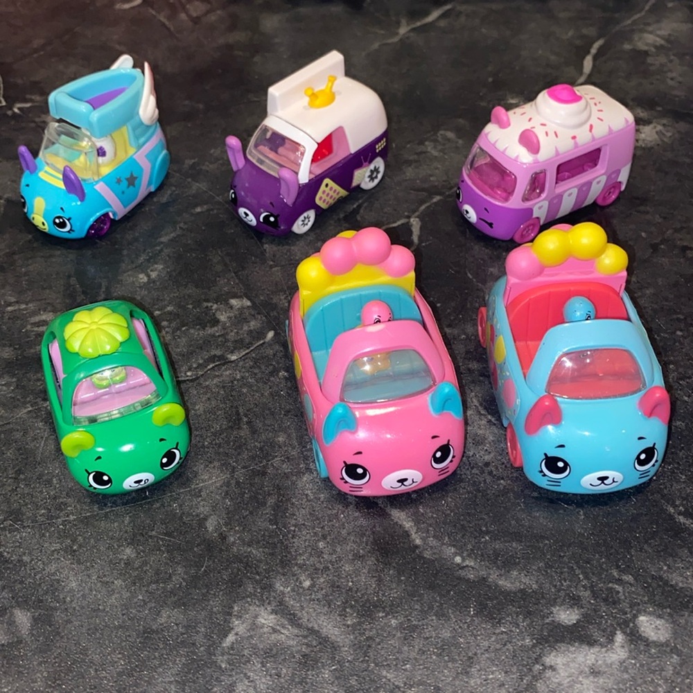 6 Shopkins Cutie Cars